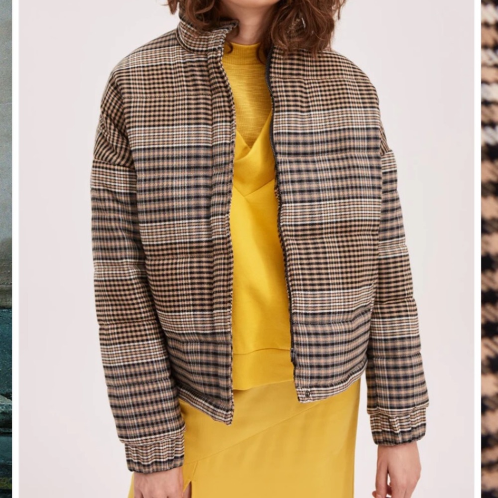 The fifth label plaid puffer